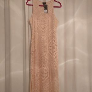 NEW - Mossimo Peach Maxi Dress - L - Never Worn